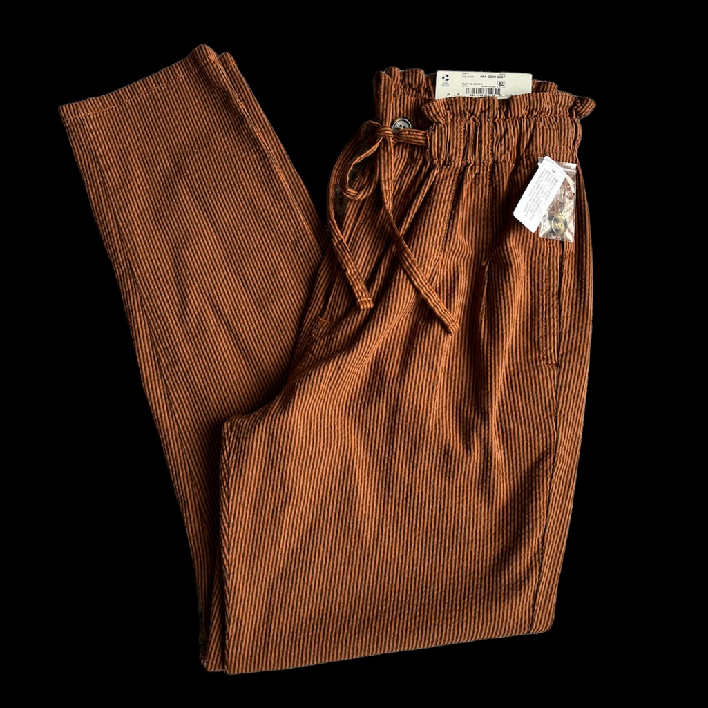 Drawstring Pleated Pants